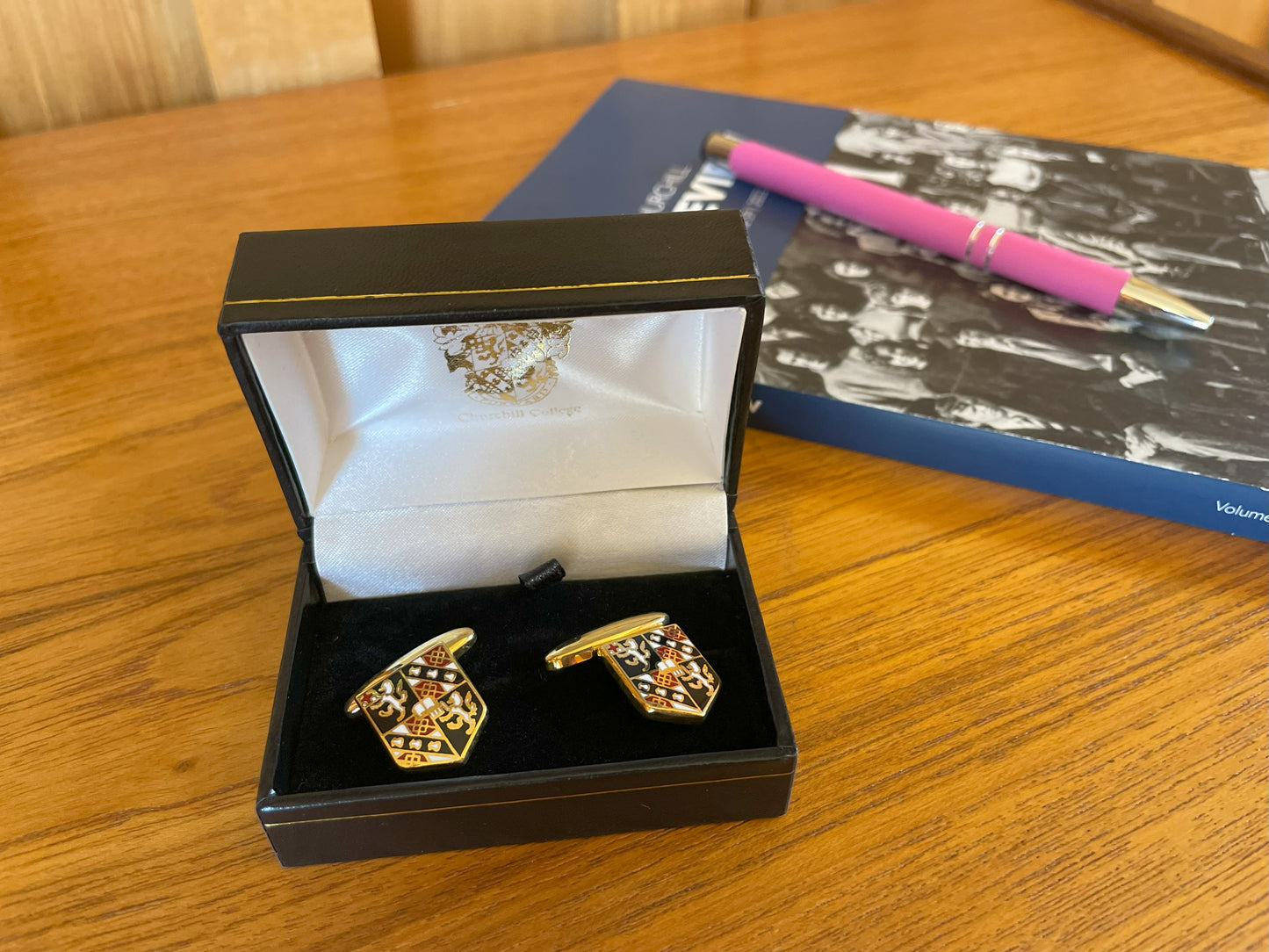 Churchill College cufflinks