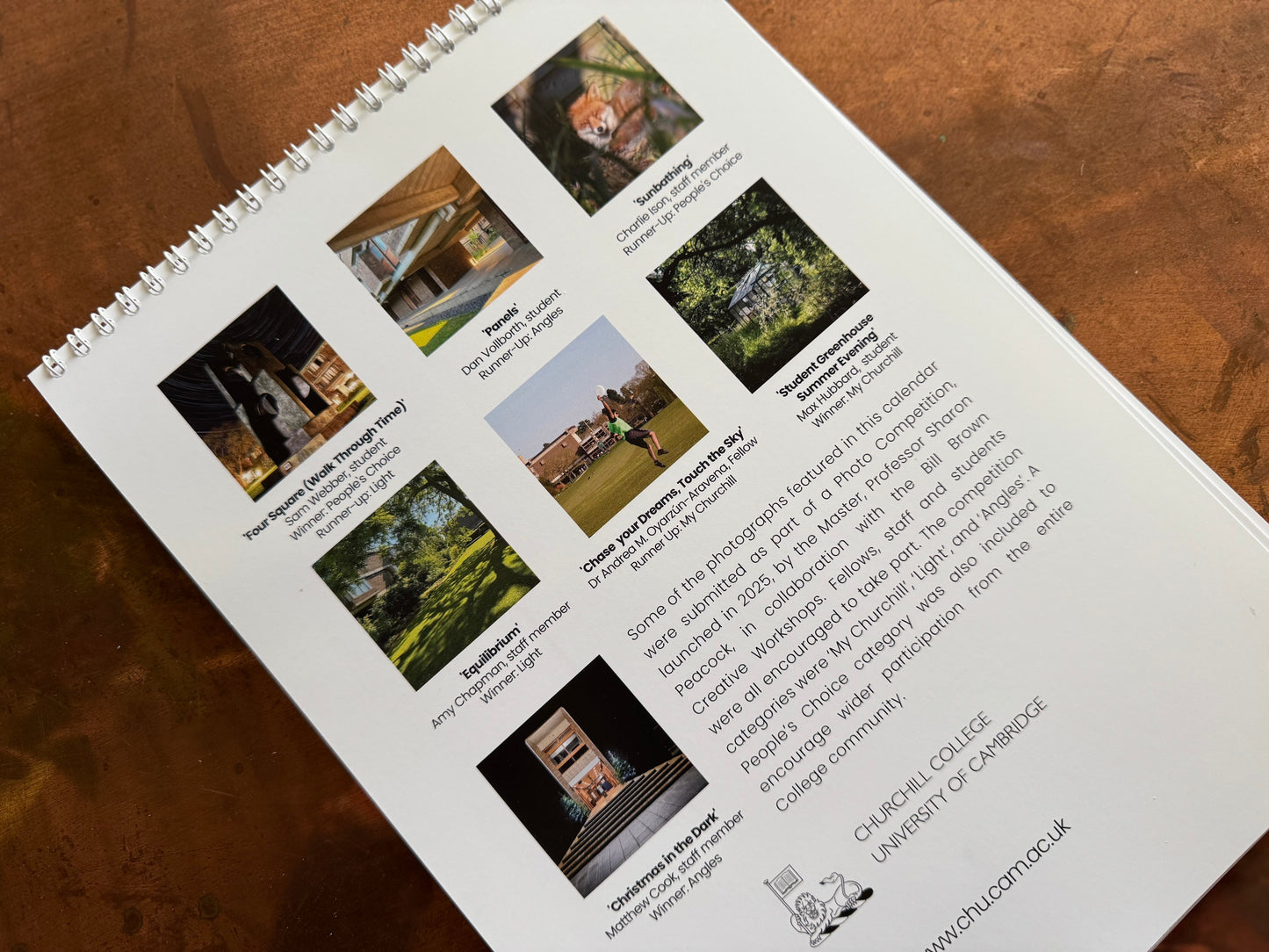 Churchill College 2026 Calendar