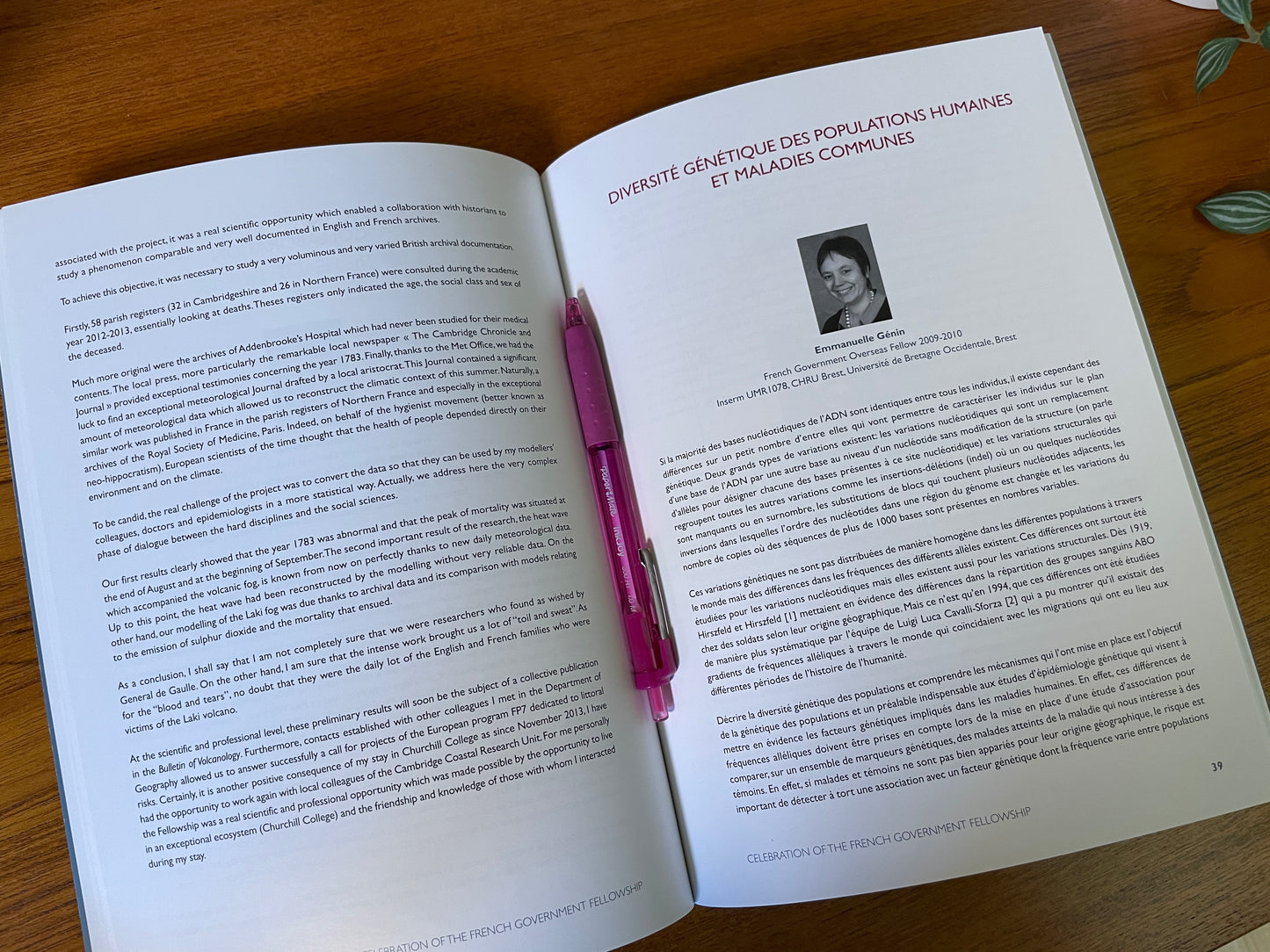 Celebration of the French Government Fellowship: 40th Anniversary Celebrations