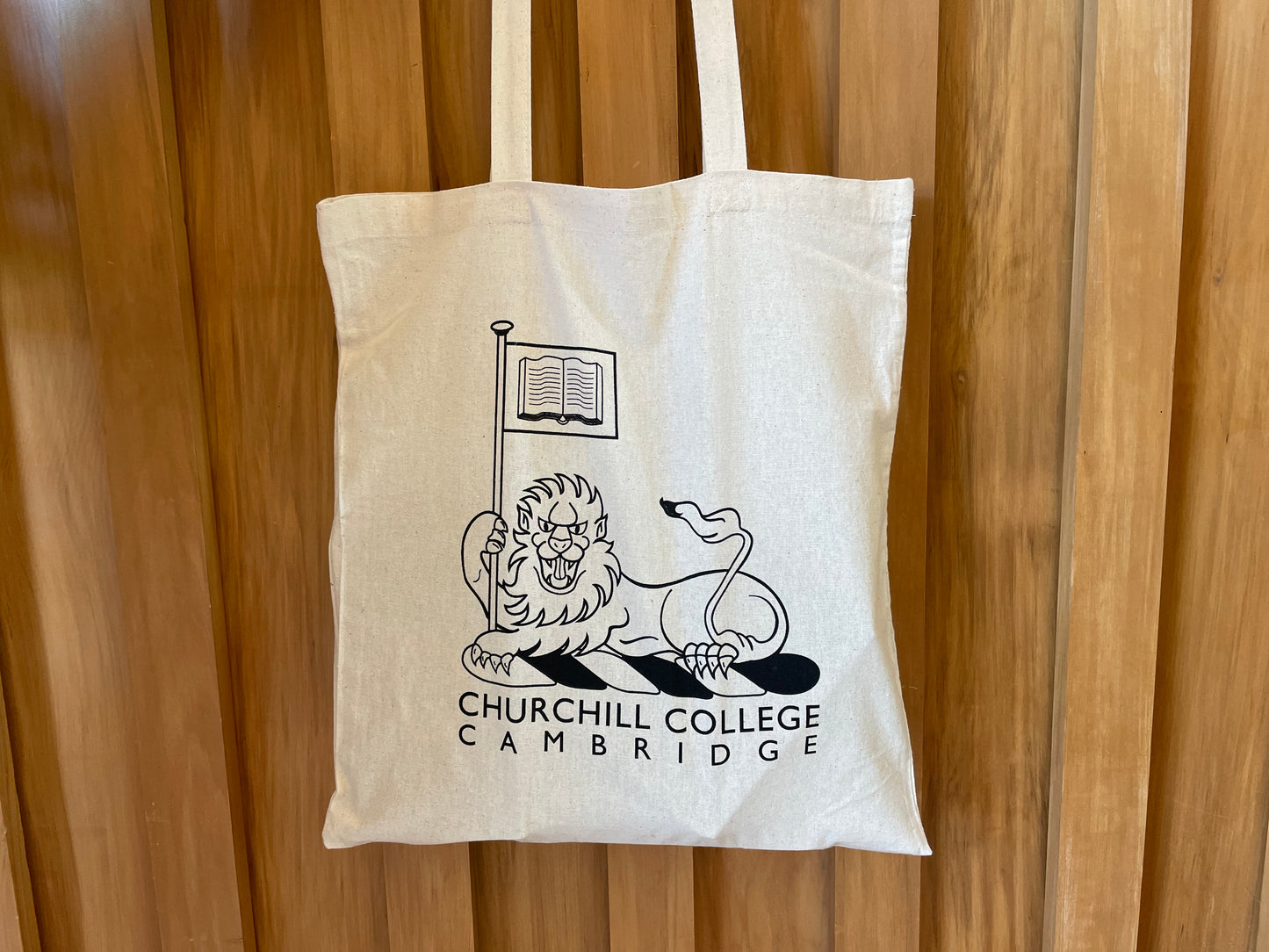 Churchill College tote bag